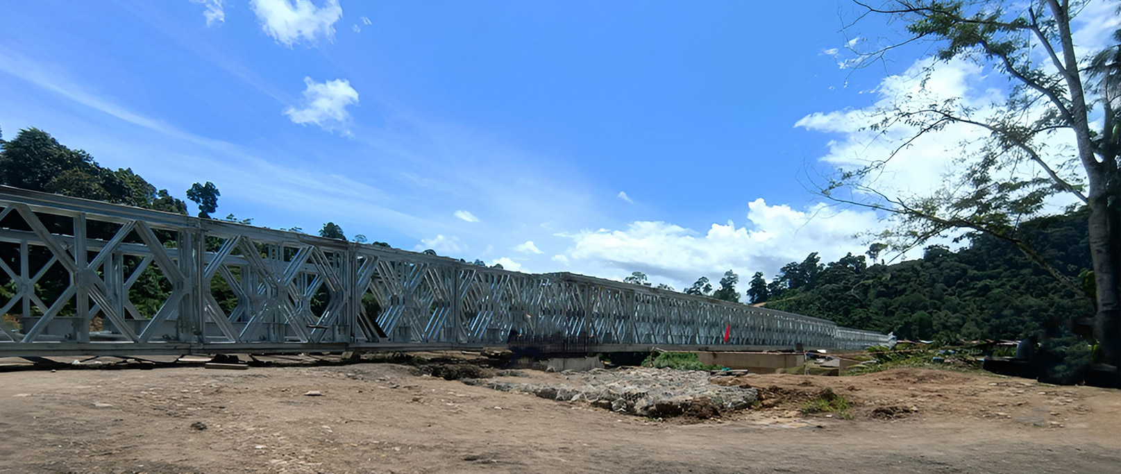 โครงการสะพานเบลีย์ 108 เมตรในประเทศมาเลเซีย