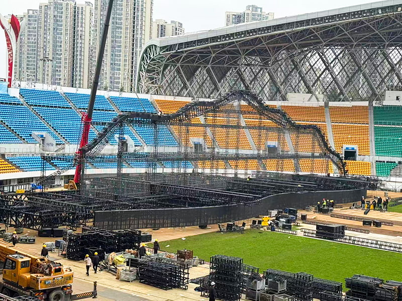กรอบสนับสนุนเวทีคอนเสิร์ต