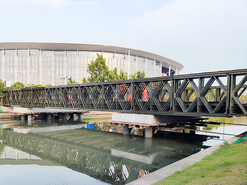CB 200 Bailey Bridge สะพาน Bailey เสริมชั้นเดียวสี่แถว